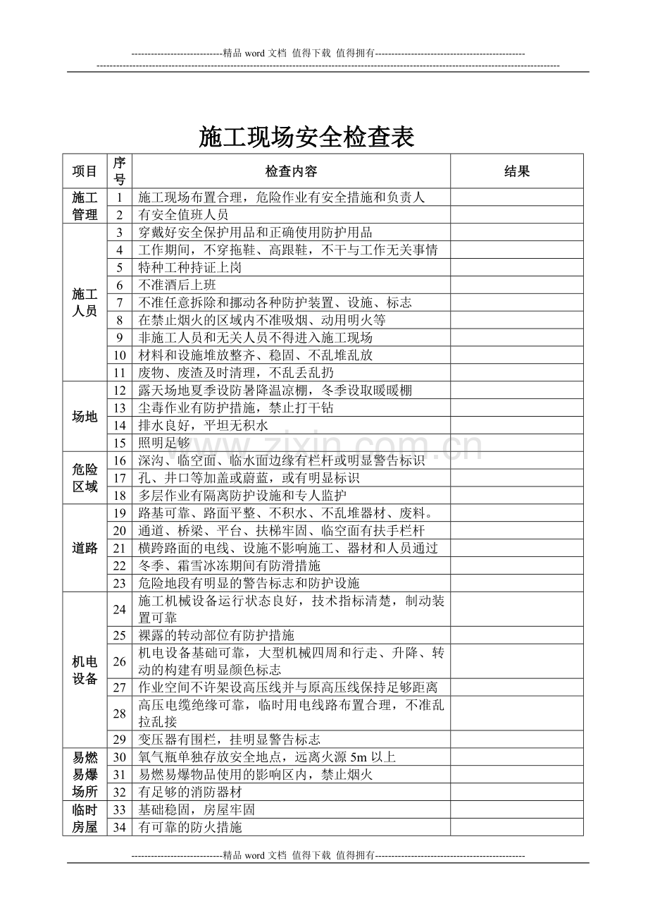 7施工现场安全检查记录.doc_第2页