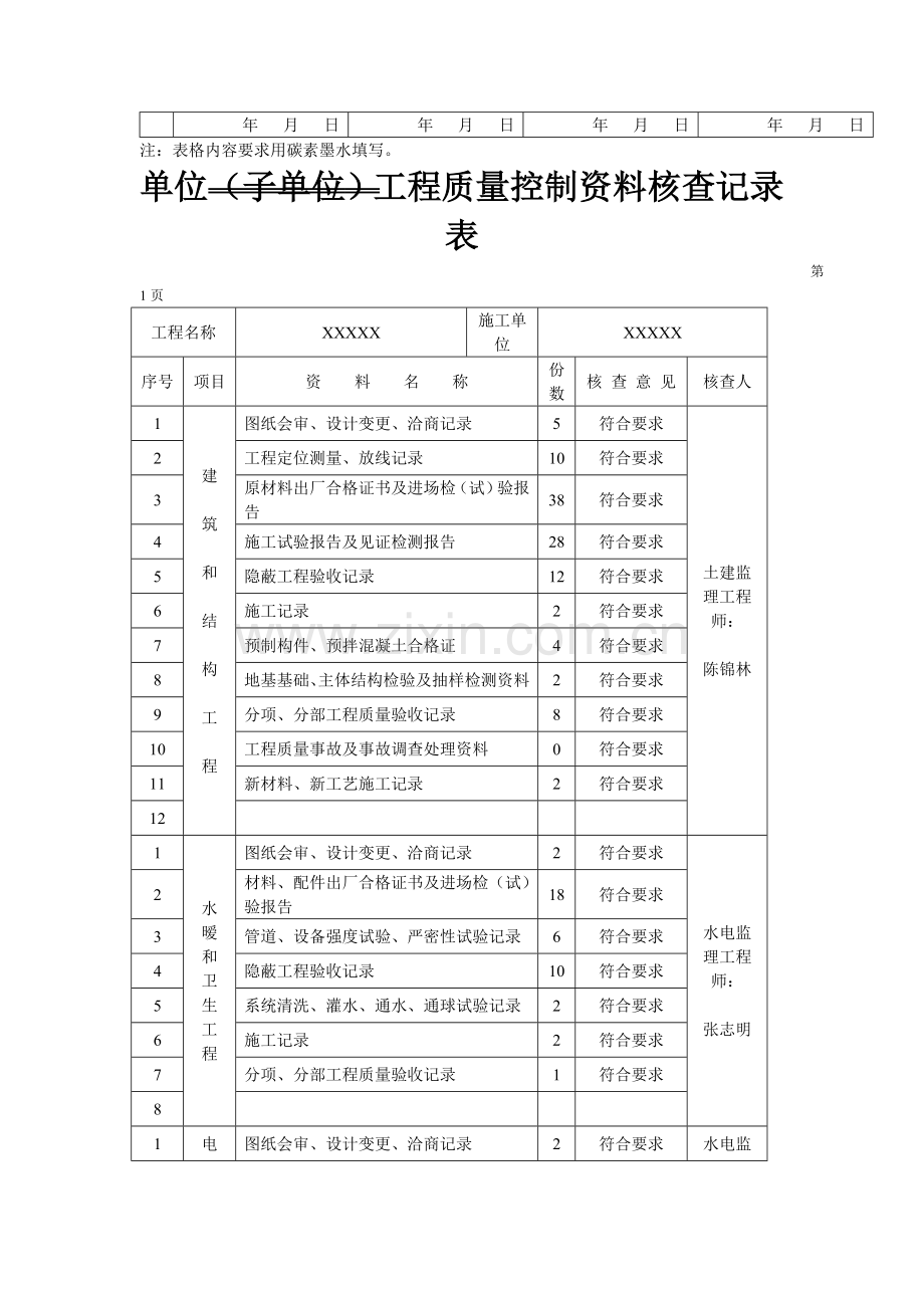 单位工程验收记录.doc_第2页