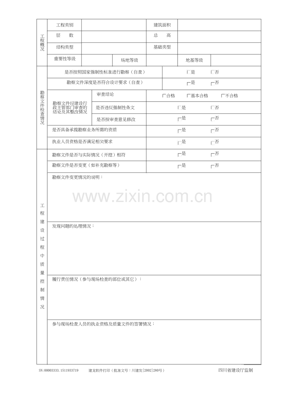 房屋建筑工程和市政基础设施工程勘察文件质量检查报告.doc_第2页