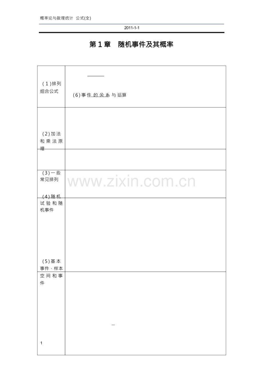 概率论与数理统计公式整理.docx_第1页