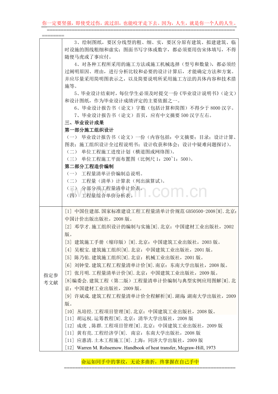 土木施工及估价方向---毕业设计任务书(徐02).doc_第3页