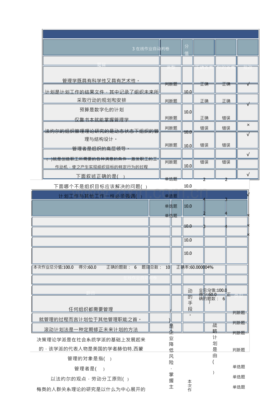 北京理工大学在线作业管理学答案3.docx_第1页