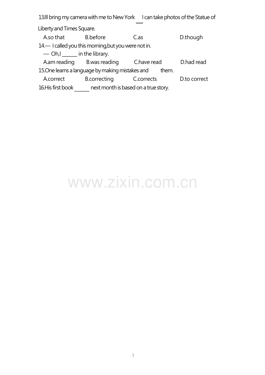 2023年全国高考体育单招模拟考试英语冲刺试卷(含答案详解).docx_第2页