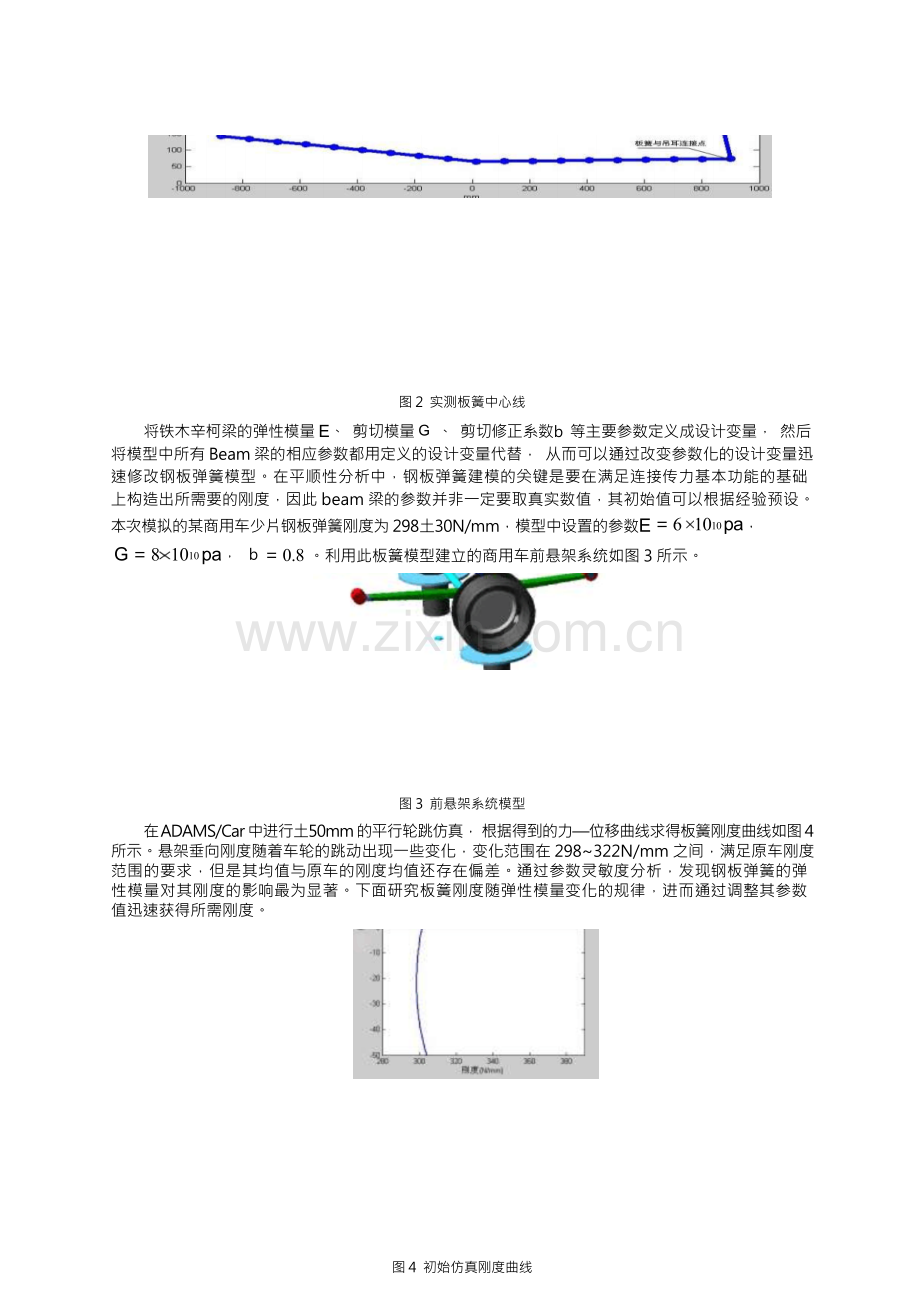 基于AdamsCar的钢板弹簧建模及仿真应用研究.docx_第3页