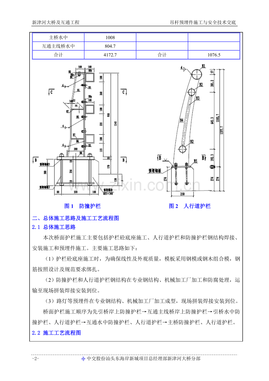 桥面护栏施工技术交底.docx_第3页