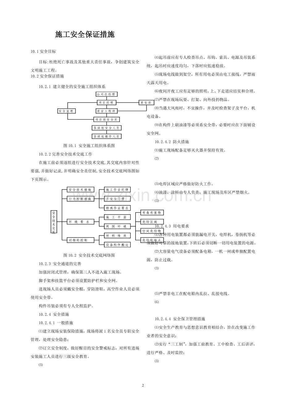 钢结构工程施工安全保证措施及文明施工管理.doc_第2页