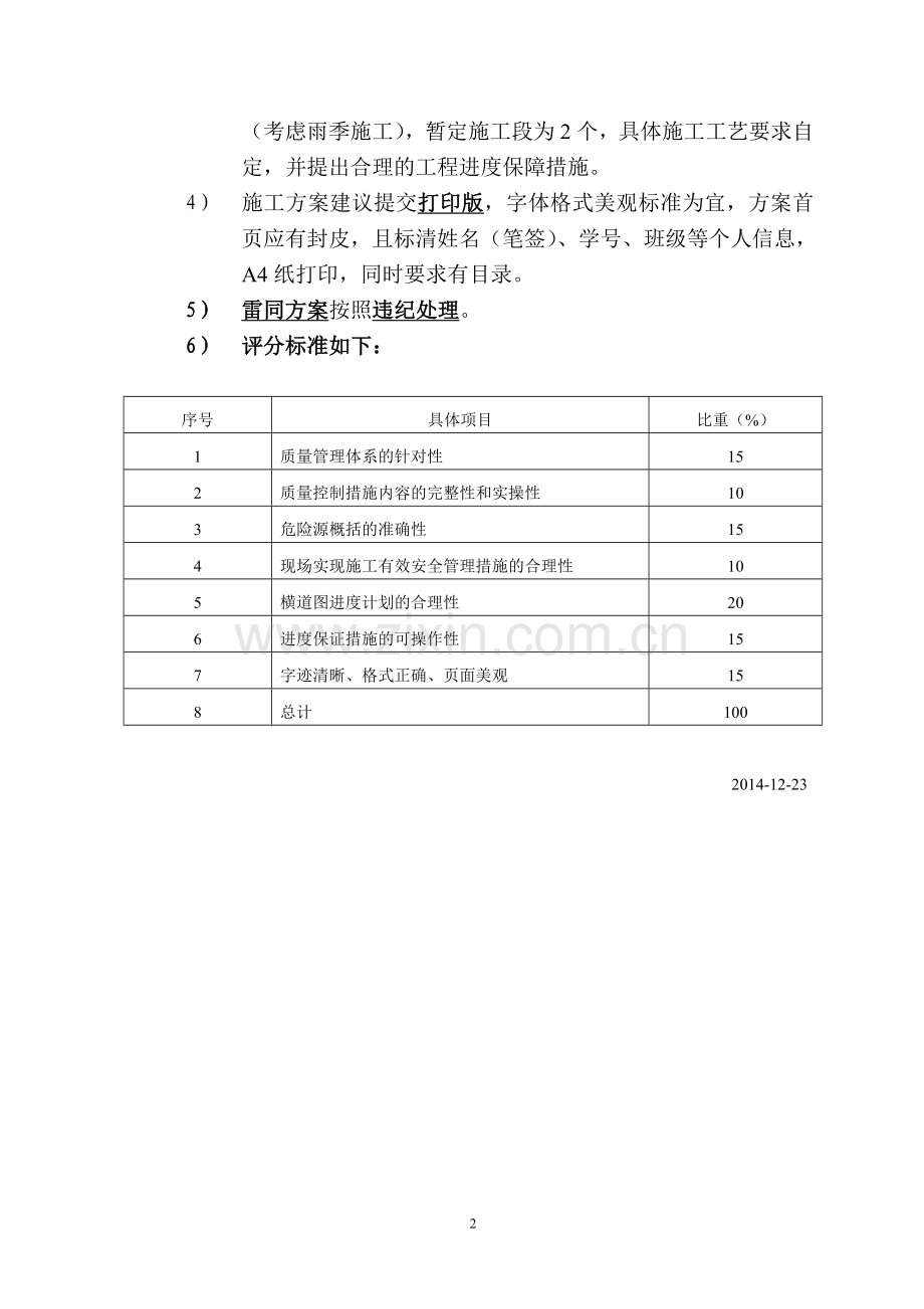 《建筑工程项目管理》考试改革实施方案.doc_第2页