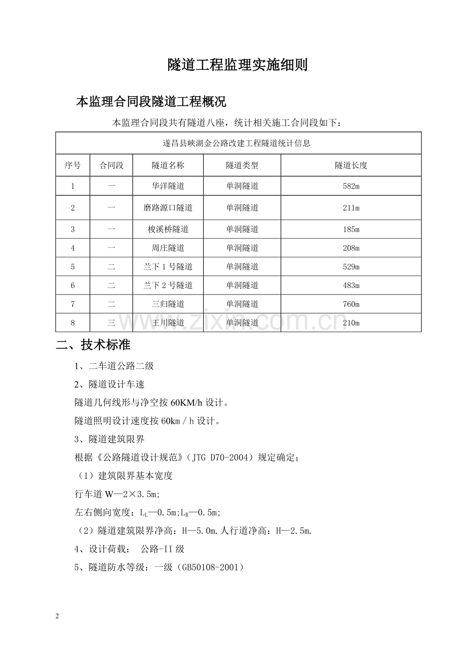 公路改建工程隧道监理细则.doc_第2页