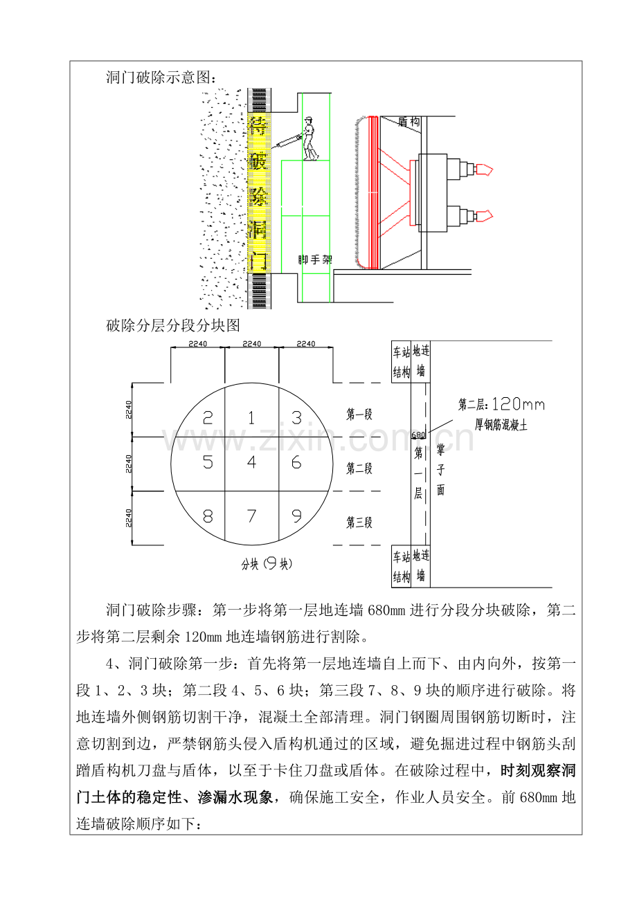 隧道洞门破除施工技术交底.doc_第2页