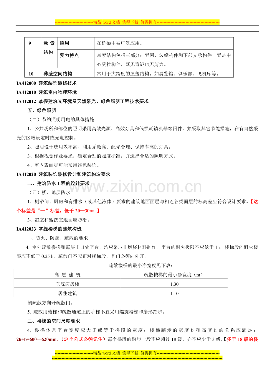 179435-2011建筑工程管理与实务重点复习资料.doc_第3页