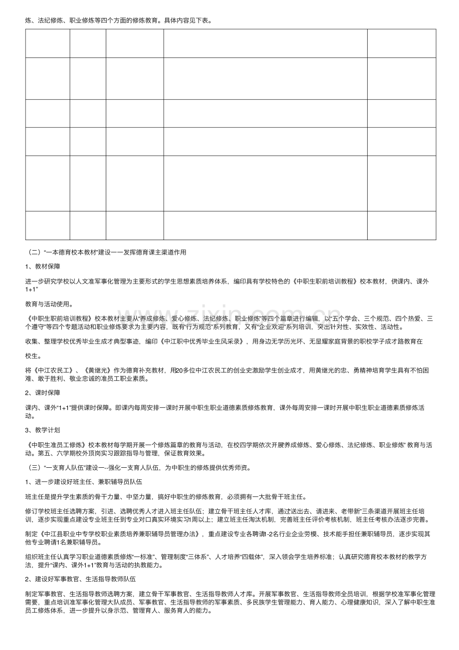 中江职中课题研究实施方案：中职学校德育教育与企业行为文化对接.pdf_第2页