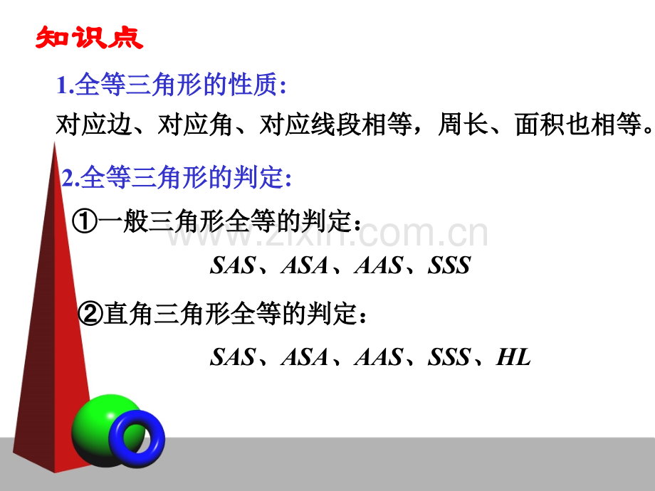 人教版八年级数学上册全等三角形总复习人教版.pptx_第1页