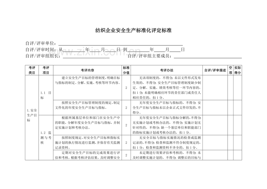 2纺织企业安全生产标准化评定标准.doc_第3页