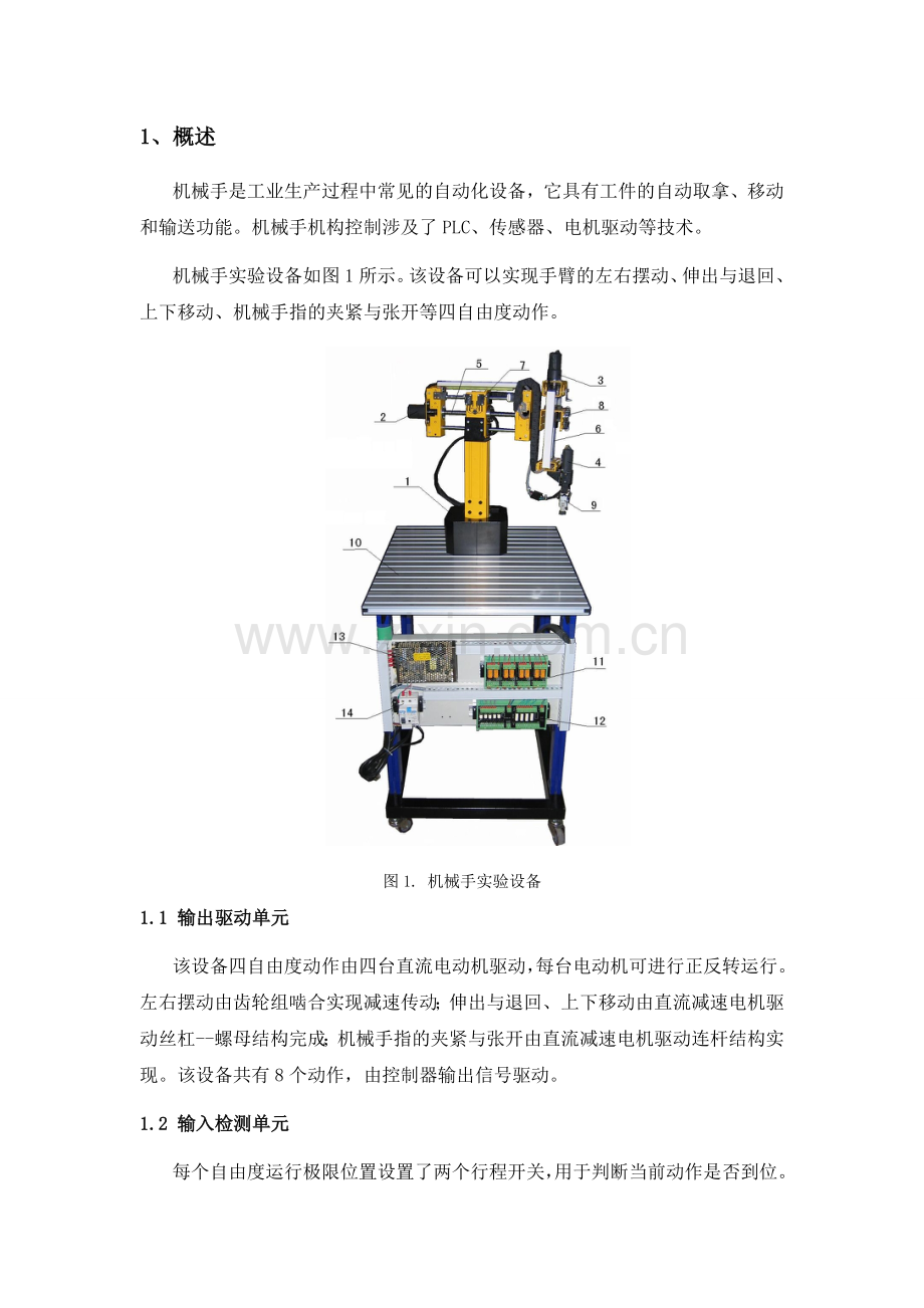 PLC课程设计机械手电气控制系统设计.doc_第2页