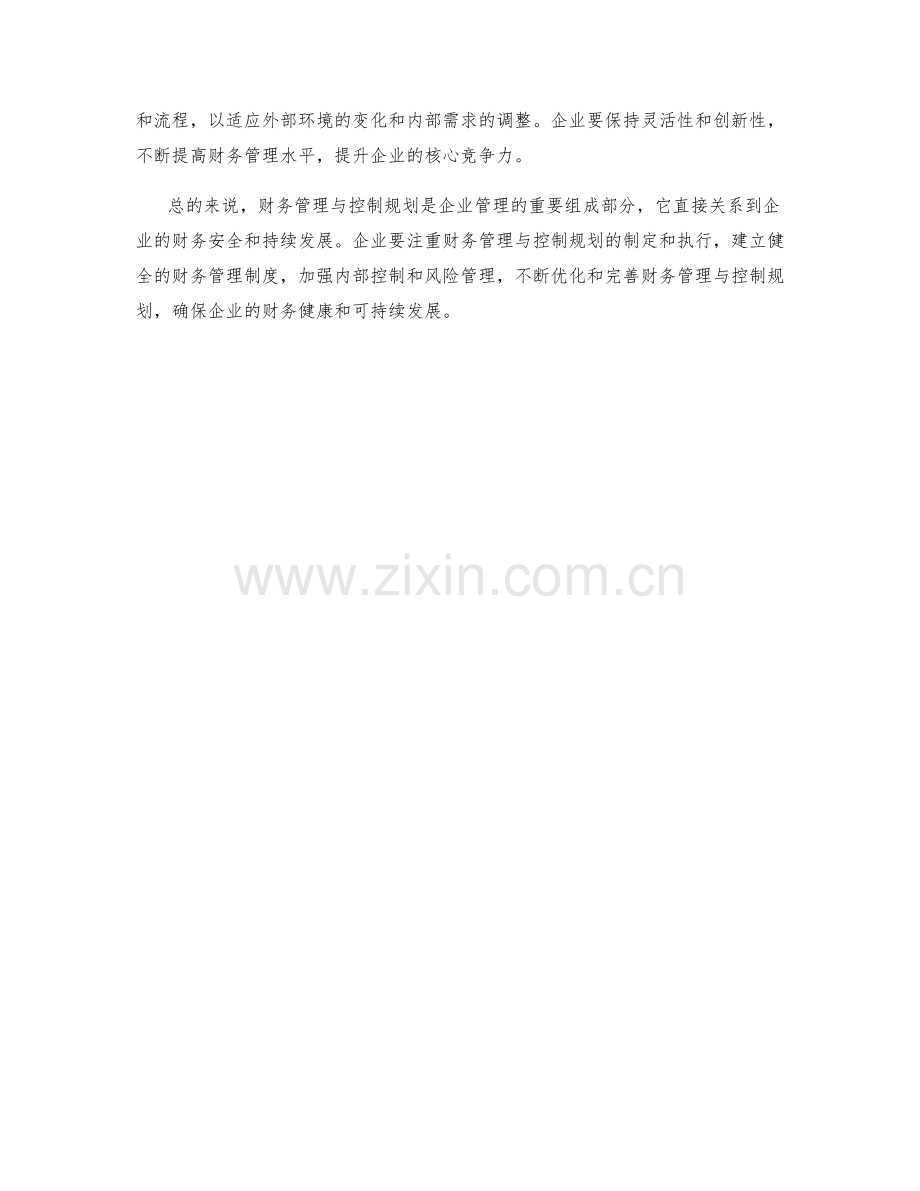 财务管理与控制规划.docx_第2页