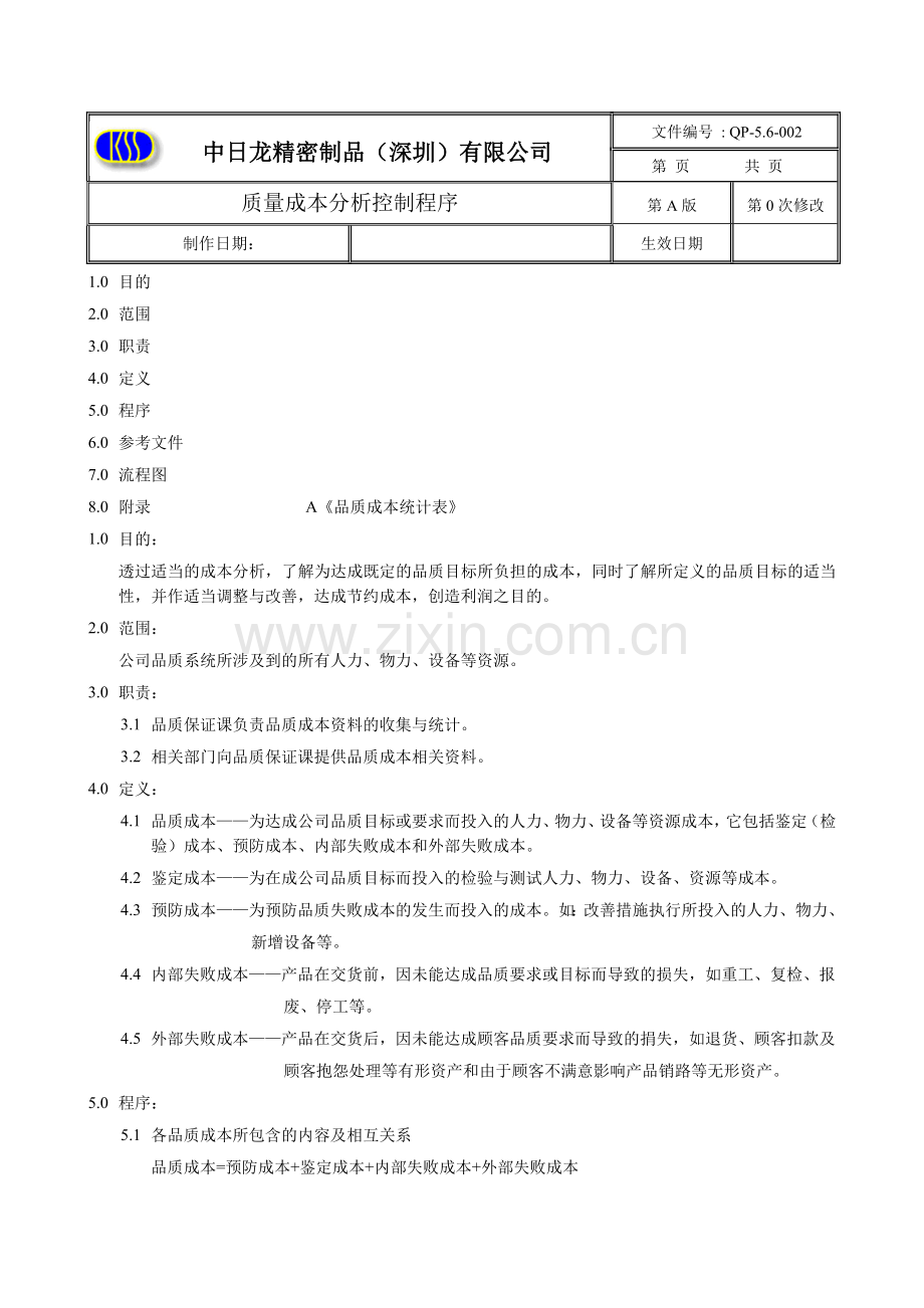 06619质量成本分析控制程序王.doc_第2页