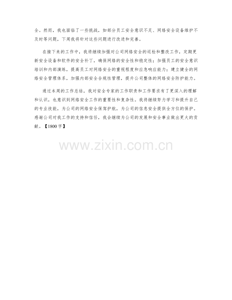 安全专家周工作总结.docx_第2页