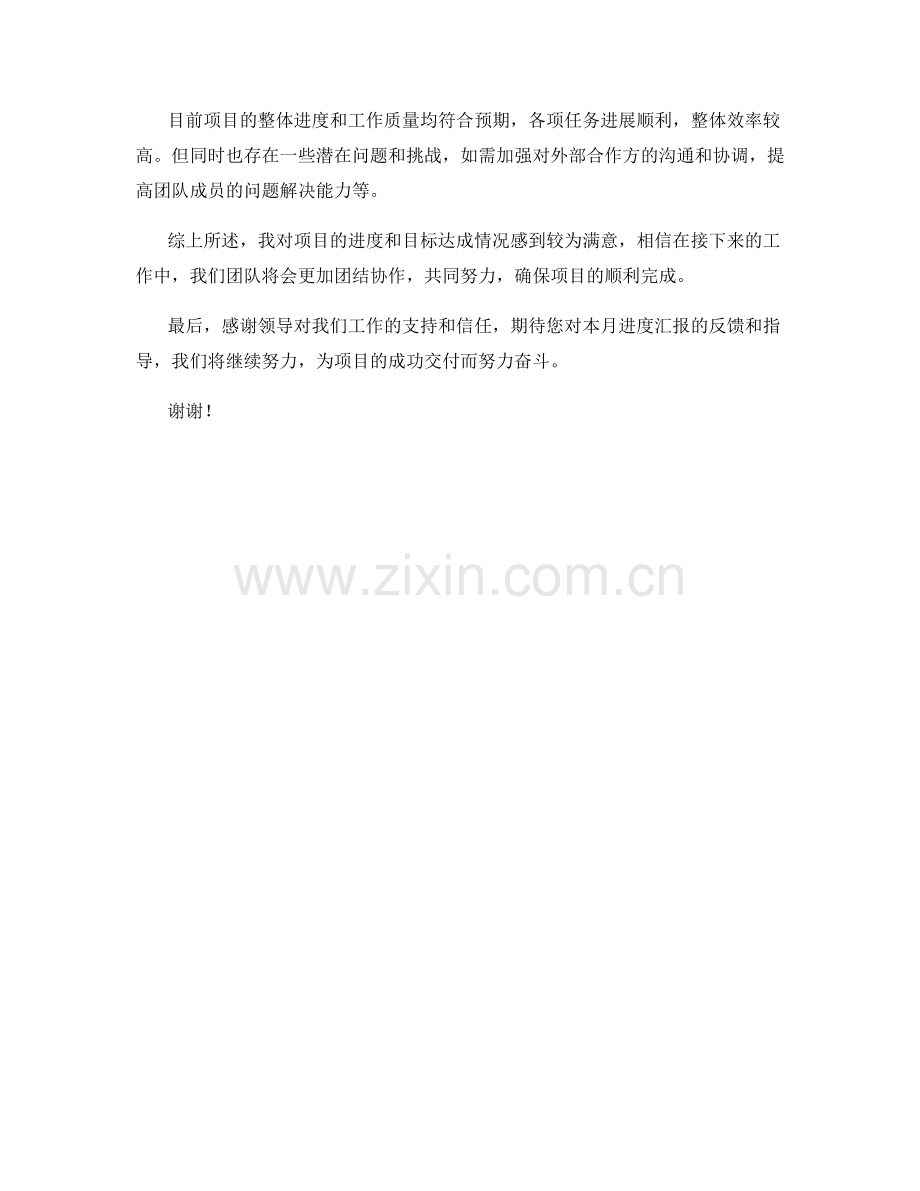 项目经理月度进度汇报.docx_第2页