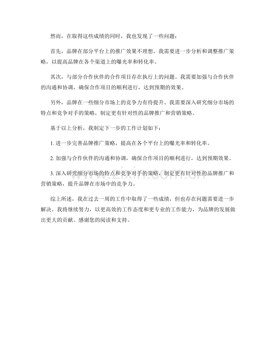 品牌经理周工作总结报告.docx_第2页