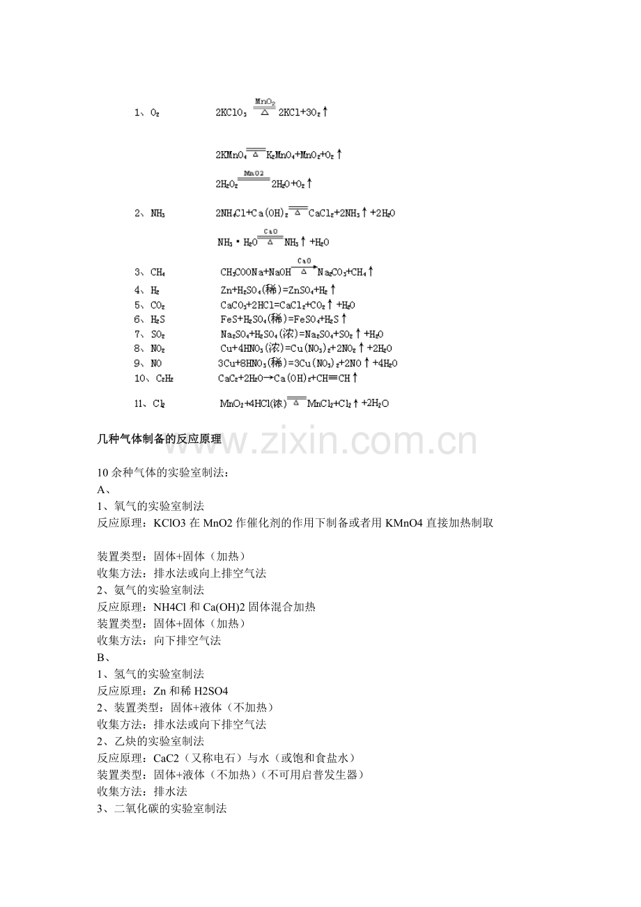 高中化学物质的制备和检验总结.doc_第2页