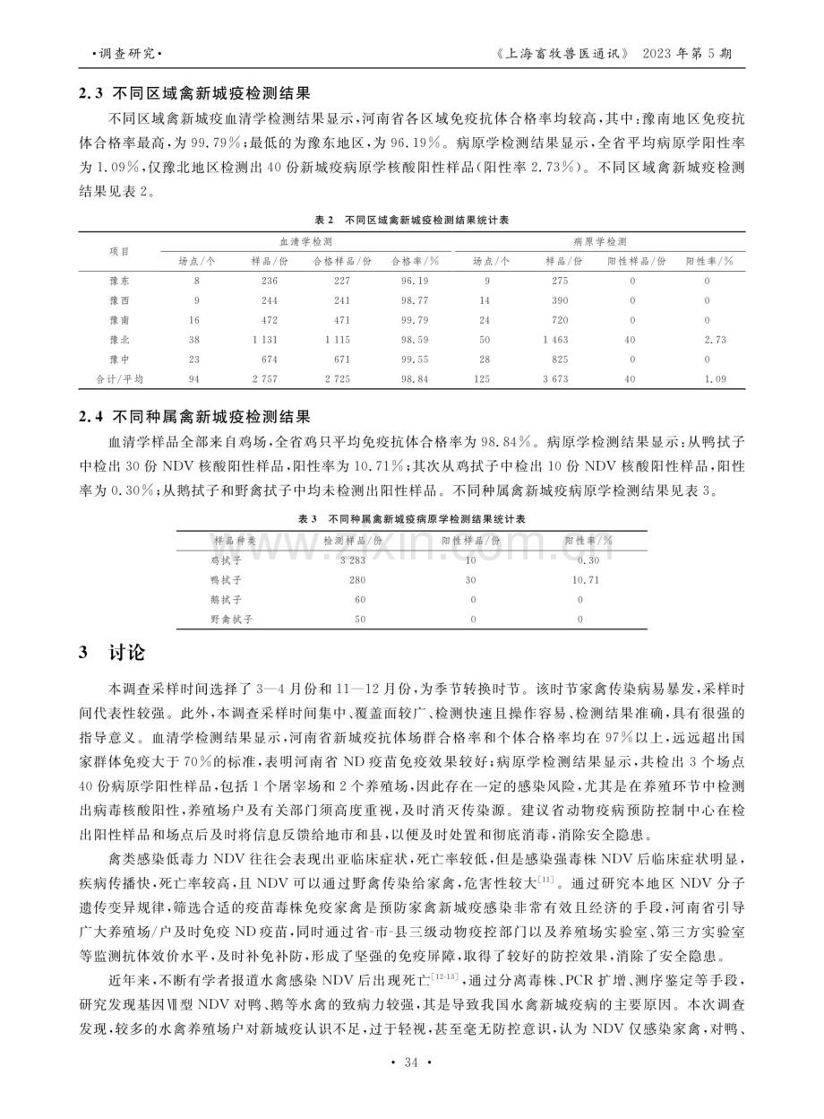 2022年河南省新城疫专项监测评估.pdf_第3页