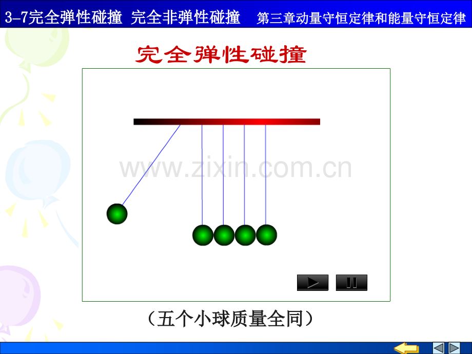 37完全弹性碰撞完全非弹性碰撞资料.pptx_第3页