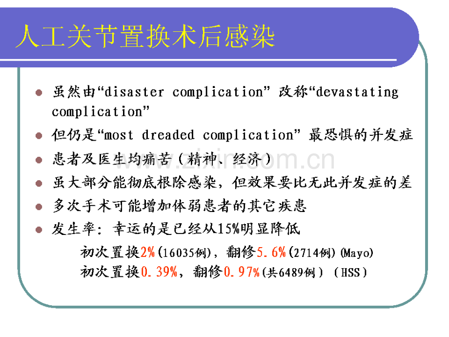 二期翻修治疗人工髋关节置换术后感染的原则.pptx_第1页