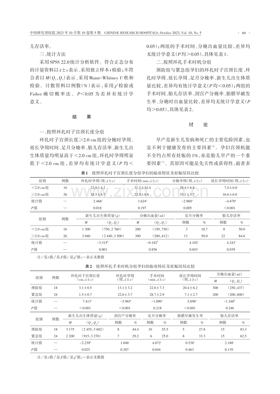 42例经阴道宫颈环扎术后妊娠结局分析.pdf_第3页