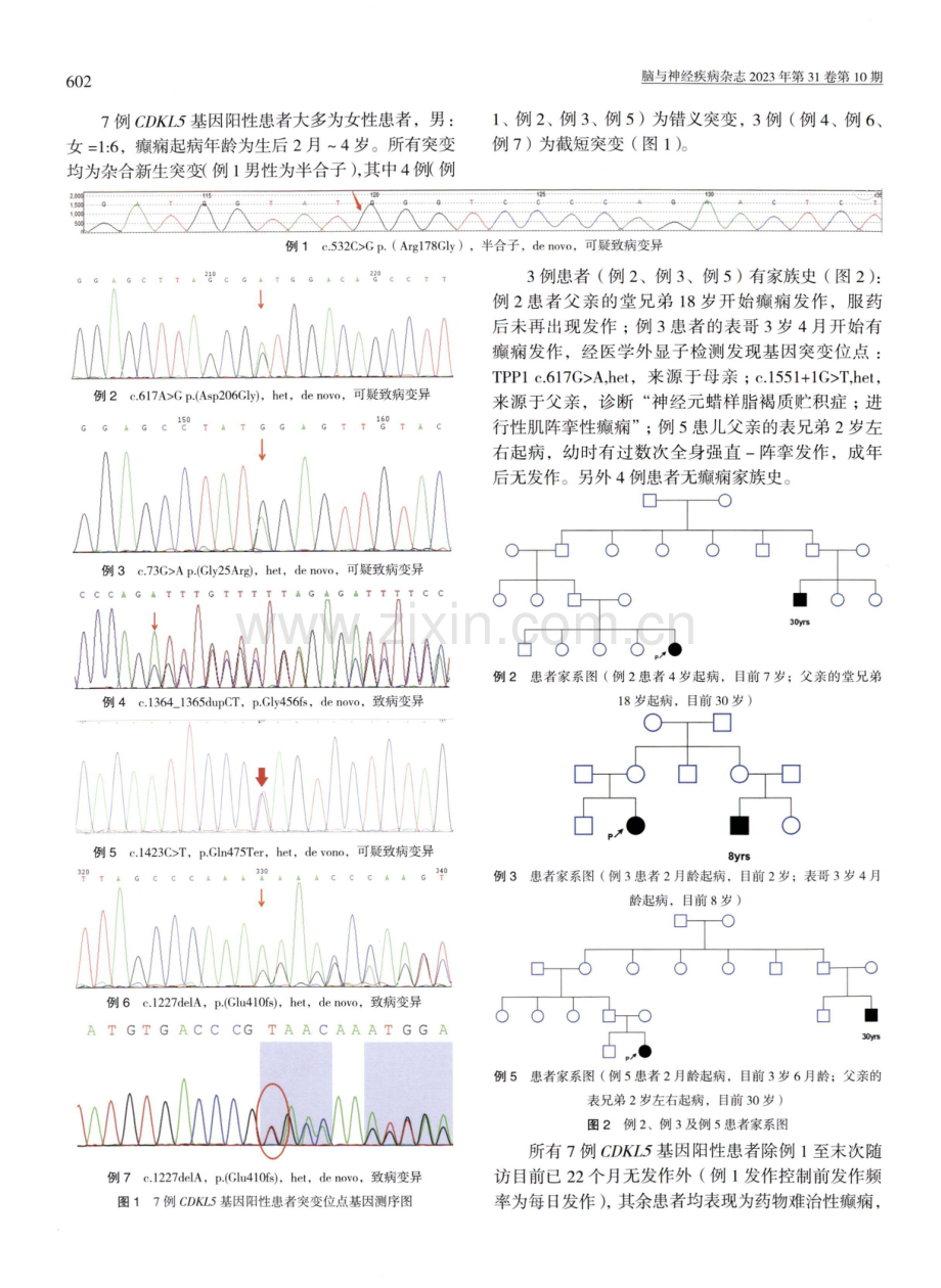 CDKL5基因相关难治性癫痫的临床表型及基因特征分析.pdf_第3页