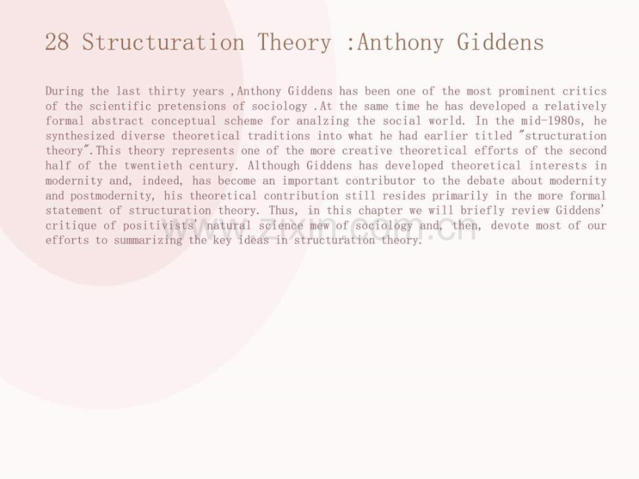 社会学理论的结构特纳第28章-中英对照图文.pptx_第1页