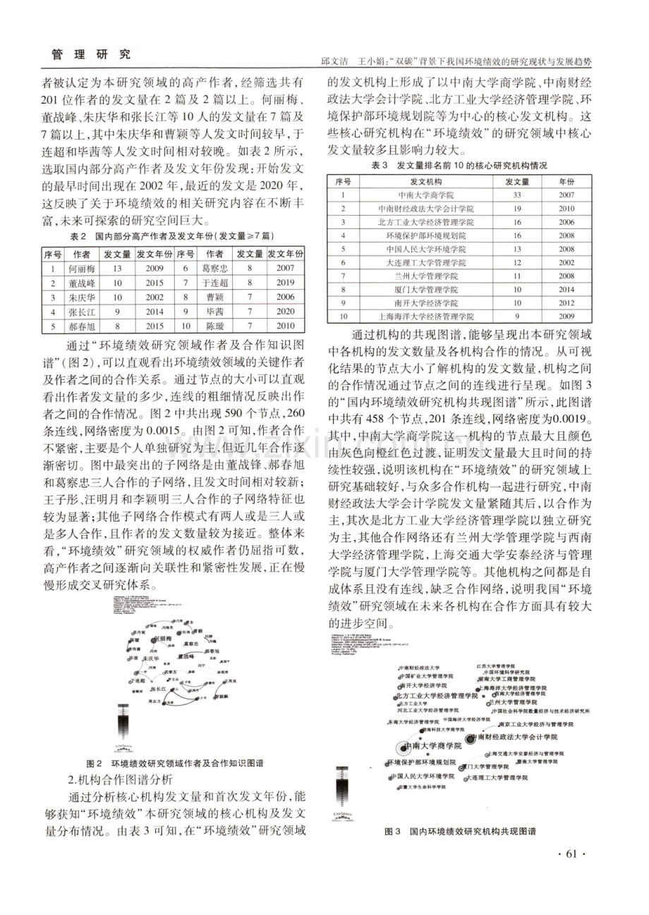 “双碳”背景下我国环境绩效的研究现状与发展趋势——基于CiteSpace的可视化分析.pdf_第3页