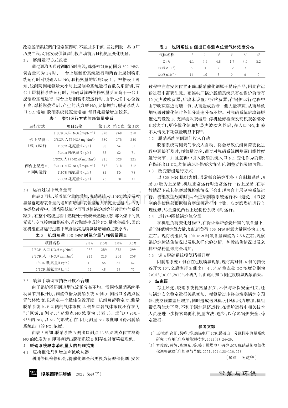 660 MW超超临界机组脱硝系统耗氨量大的应对措施.pdf_第2页