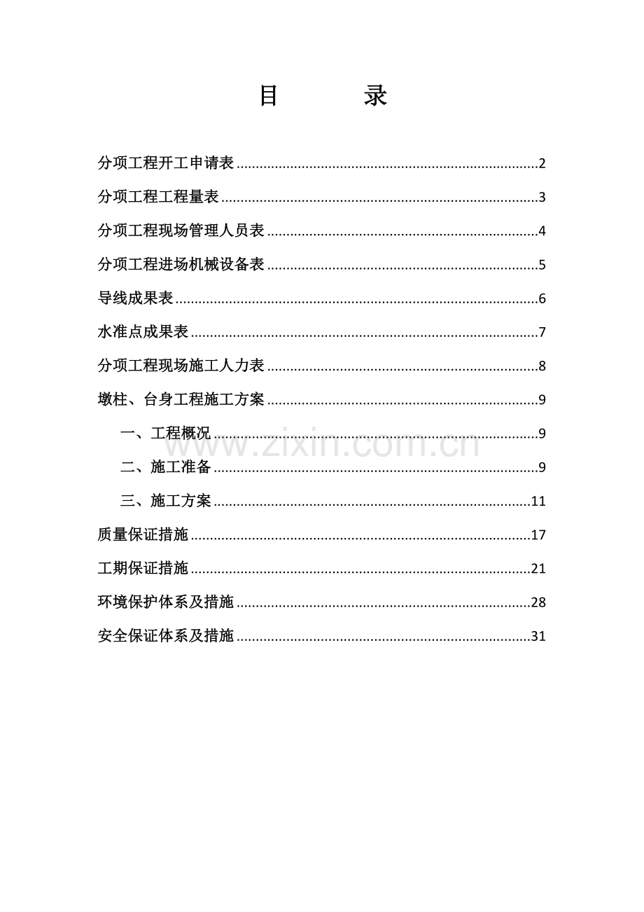 墩柱、台身开工报告.docx_第2页