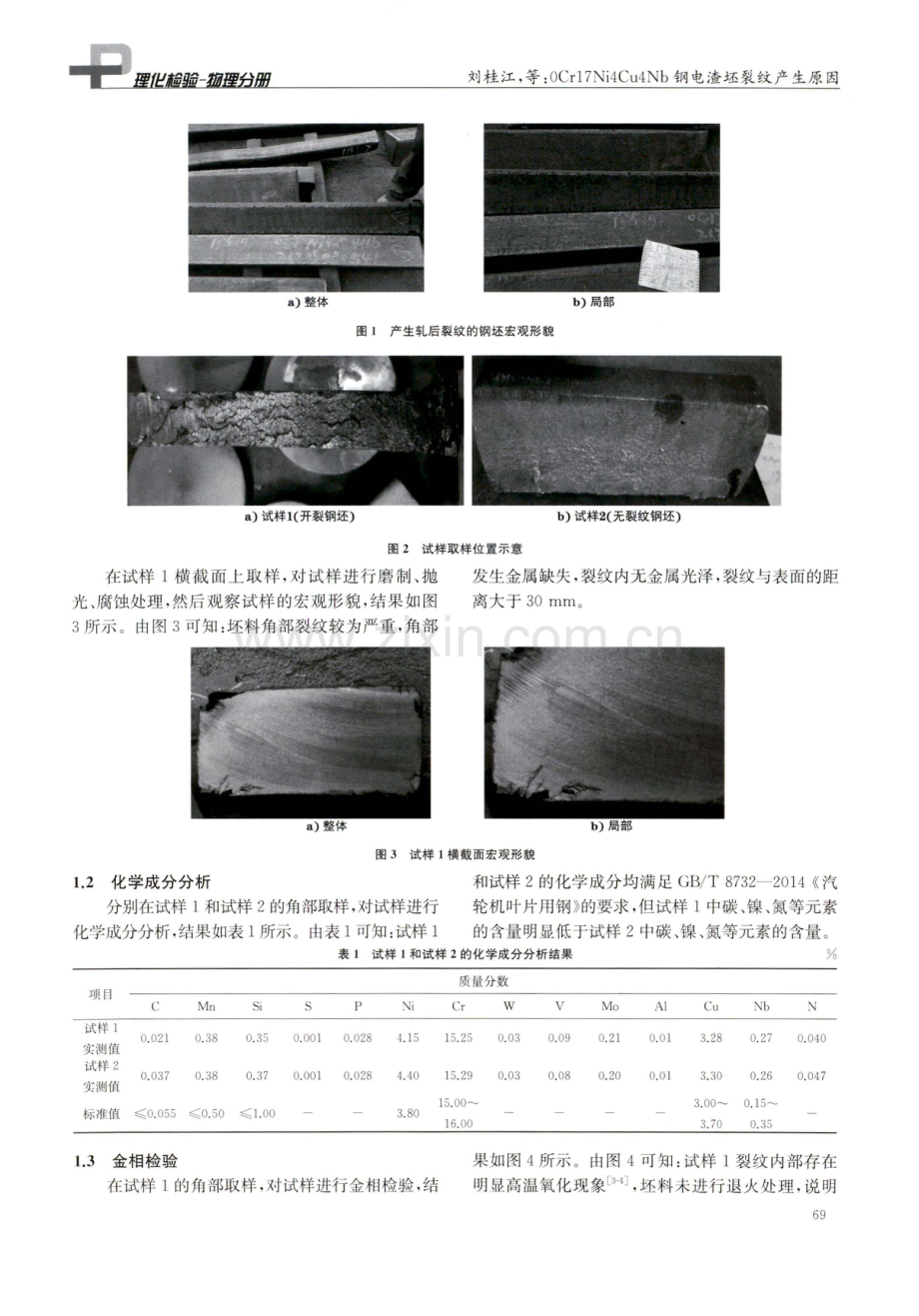 0Cr17Ni4Cu4Nb钢电渣坯裂纹产生原因.pdf_第2页