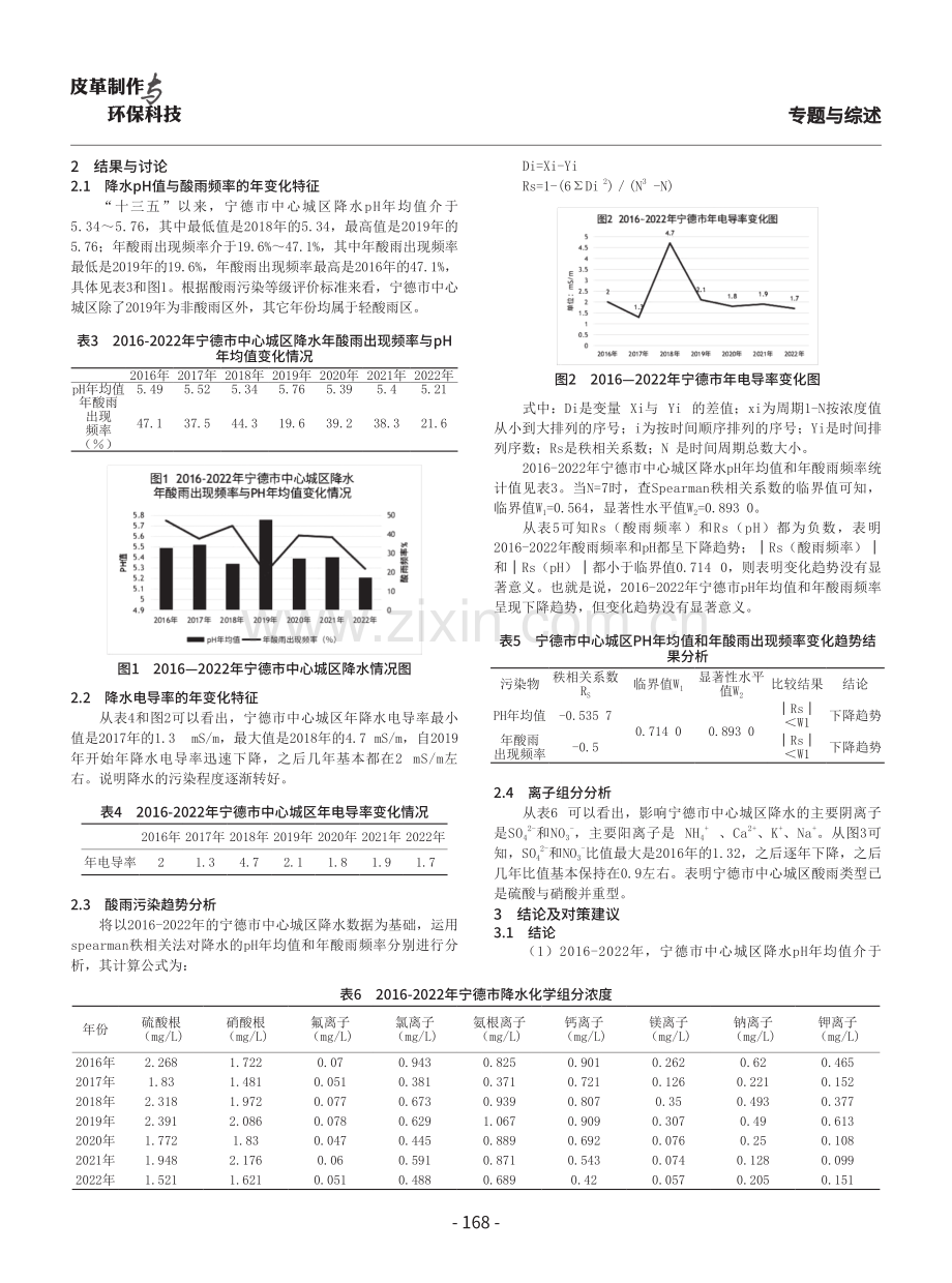 2016—2022年宁德市中心城区酸雨变化特征分析.pdf_第2页