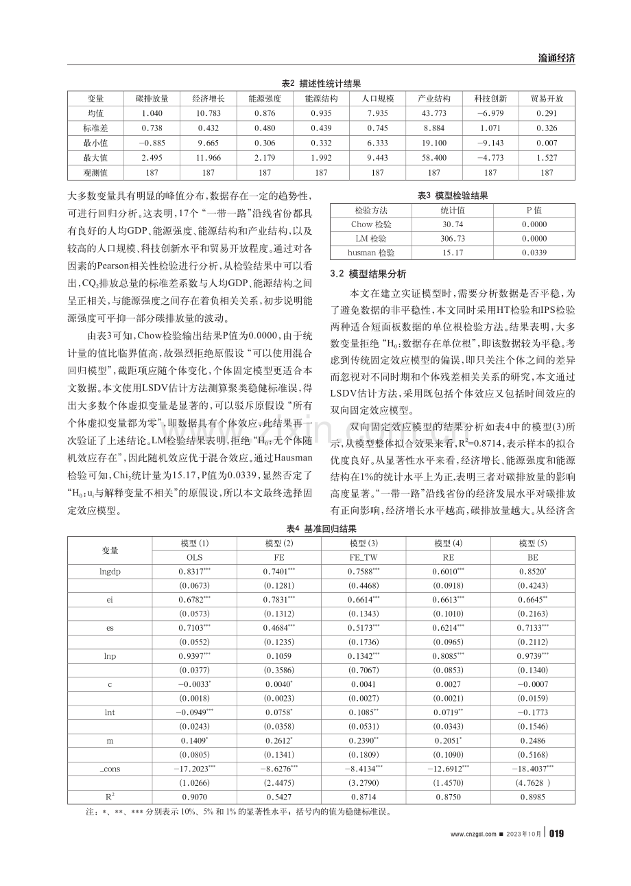 “一带一路”沿线省份经济增长、能源消耗对碳排放的影响研究.pdf_第3页