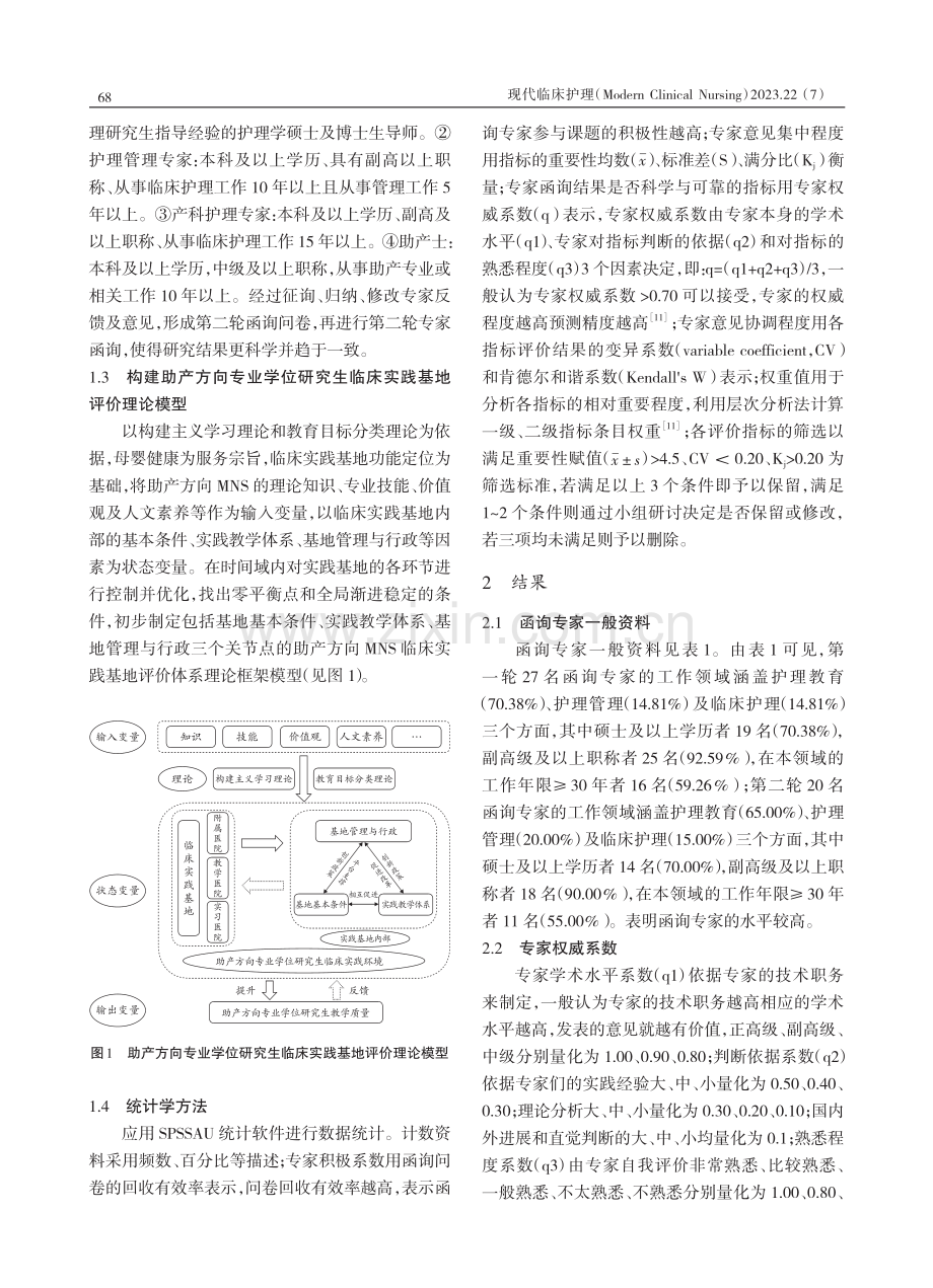 助产方向专业学位研究生临床实践基地评价指标的构建.pdf_第3页