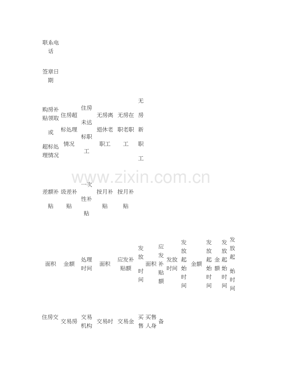 中央在京单位职工住房情况登记表精.doc_第3页