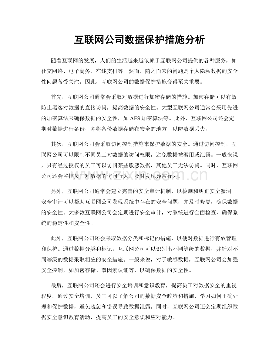 互联网公司数据保护措施分析.docx_第1页