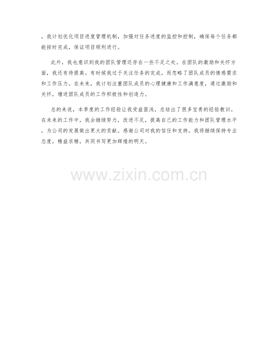 IT项目经理季度工作总结.docx_第2页