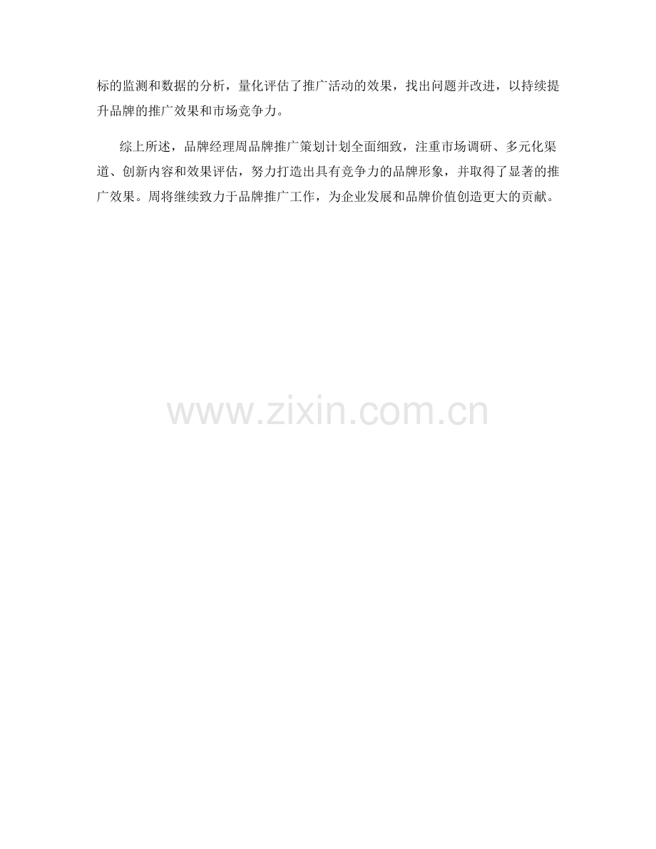 品牌经理周品牌推广策划计划.docx_第2页