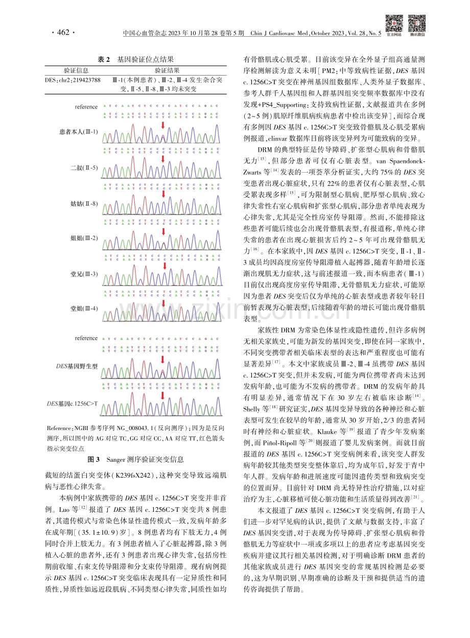 DES基因突变致结蛋白相关肌病一例.pdf_第3页