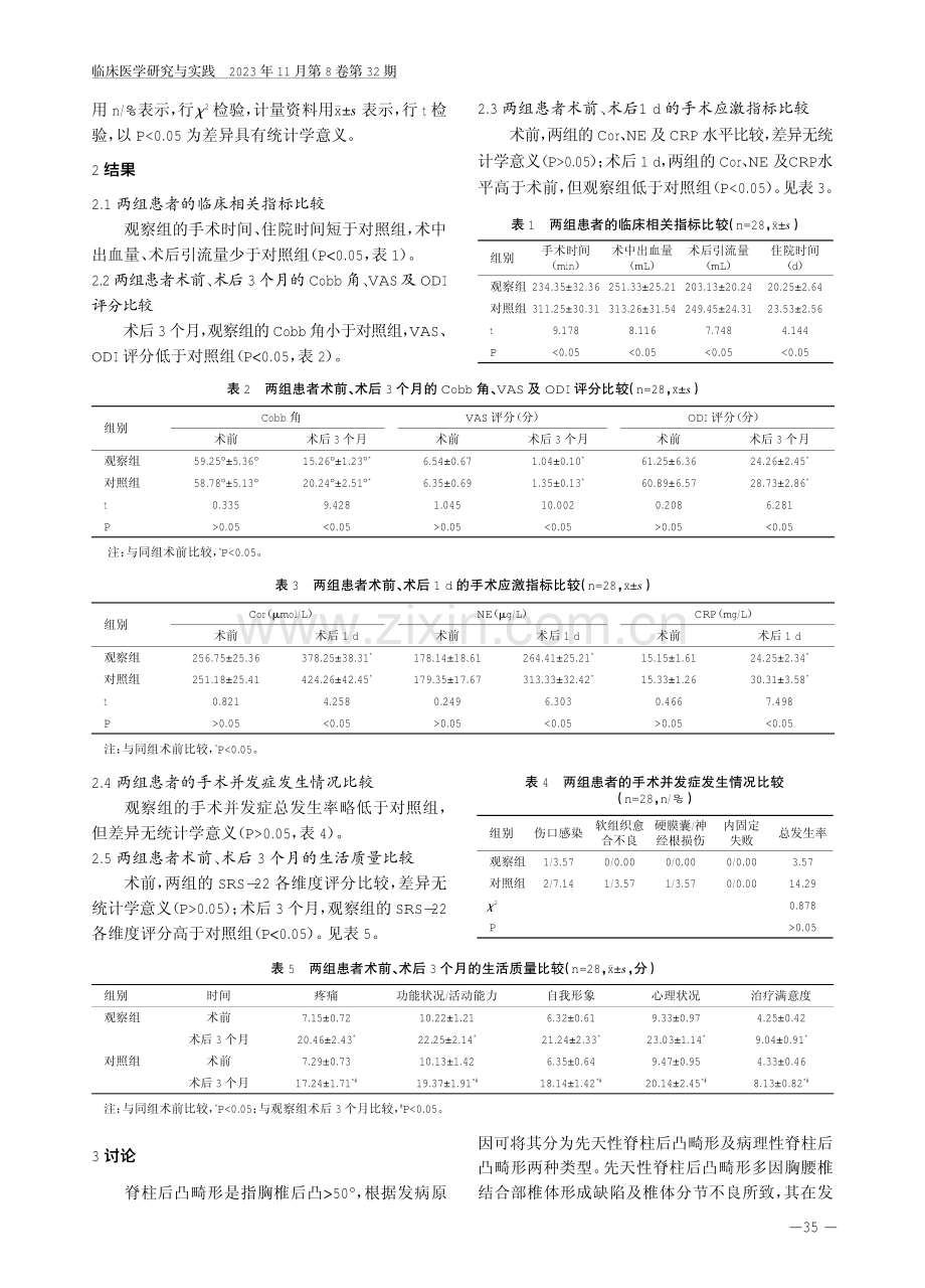 D打印技术辅助经椎弓根椎体截骨术治疗脊柱后凸畸形患者的临床效果.pdf_第3页