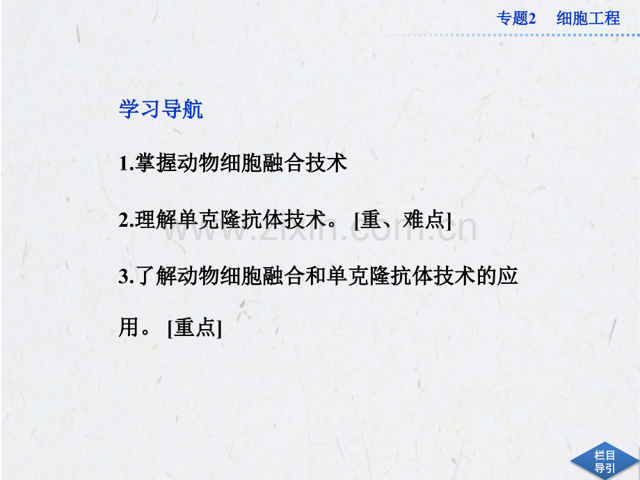 高中生物同步：222动物细胞融合与单克隆抗体新人教版选修.pptx_第1页