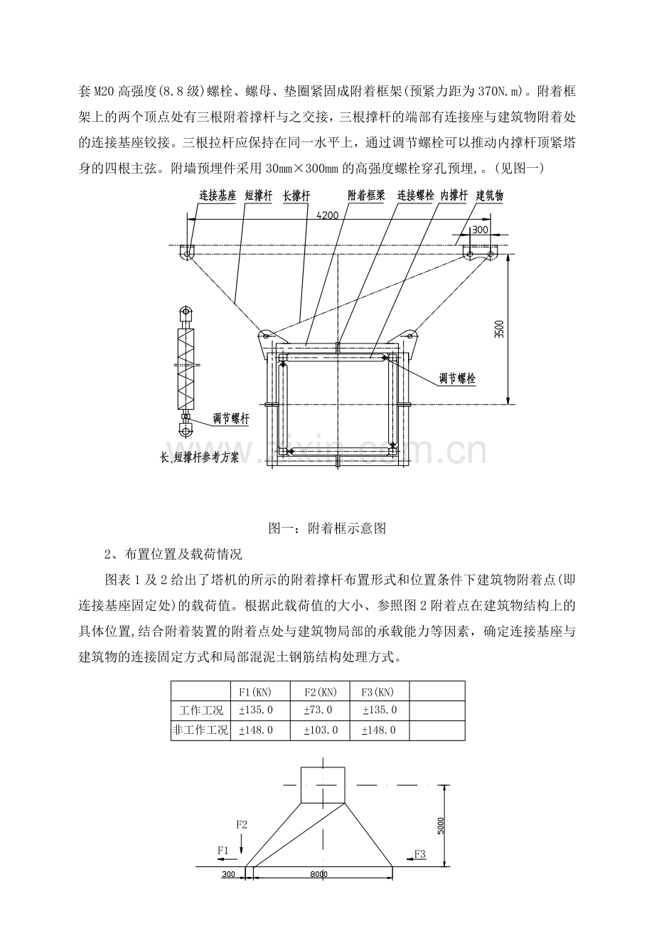 建筑塔吊附墙、顶升加节方案.docx_第2页