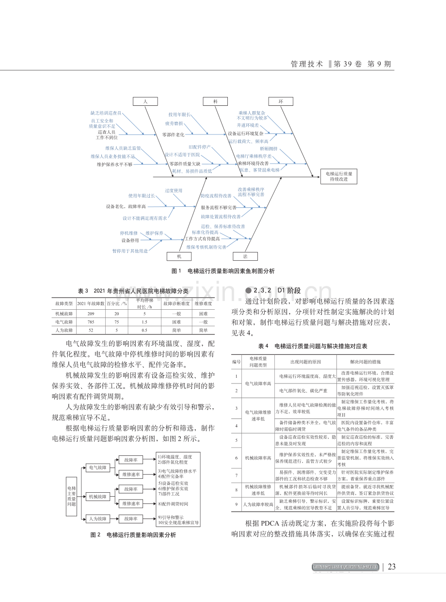 PDCA循环法在医院电梯运行质量管理中的应用.pdf_第3页