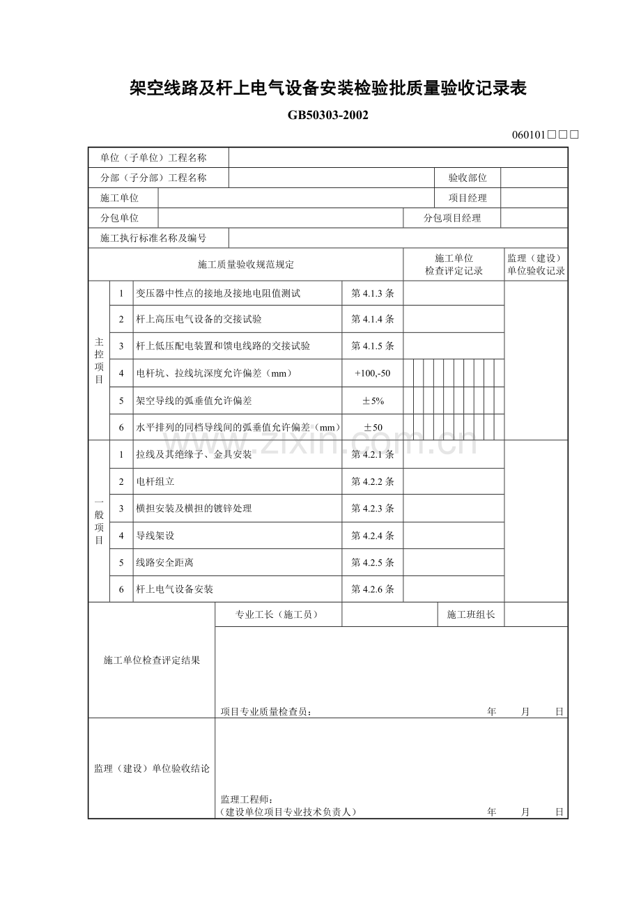 建筑电气安装工程分部工程与分项工程相关表.doc_第3页