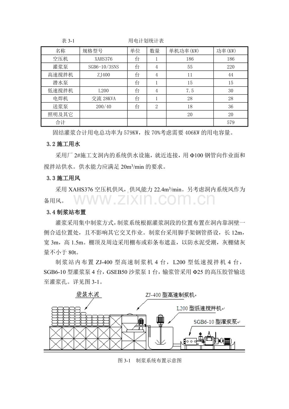 高压管道下平段裸岩灌浆施工方案.docx_第3页