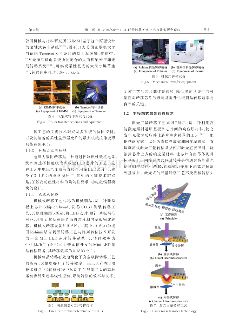 Mini_Micro LED巨量转移关键技术与装备研究现状.pdf_第3页