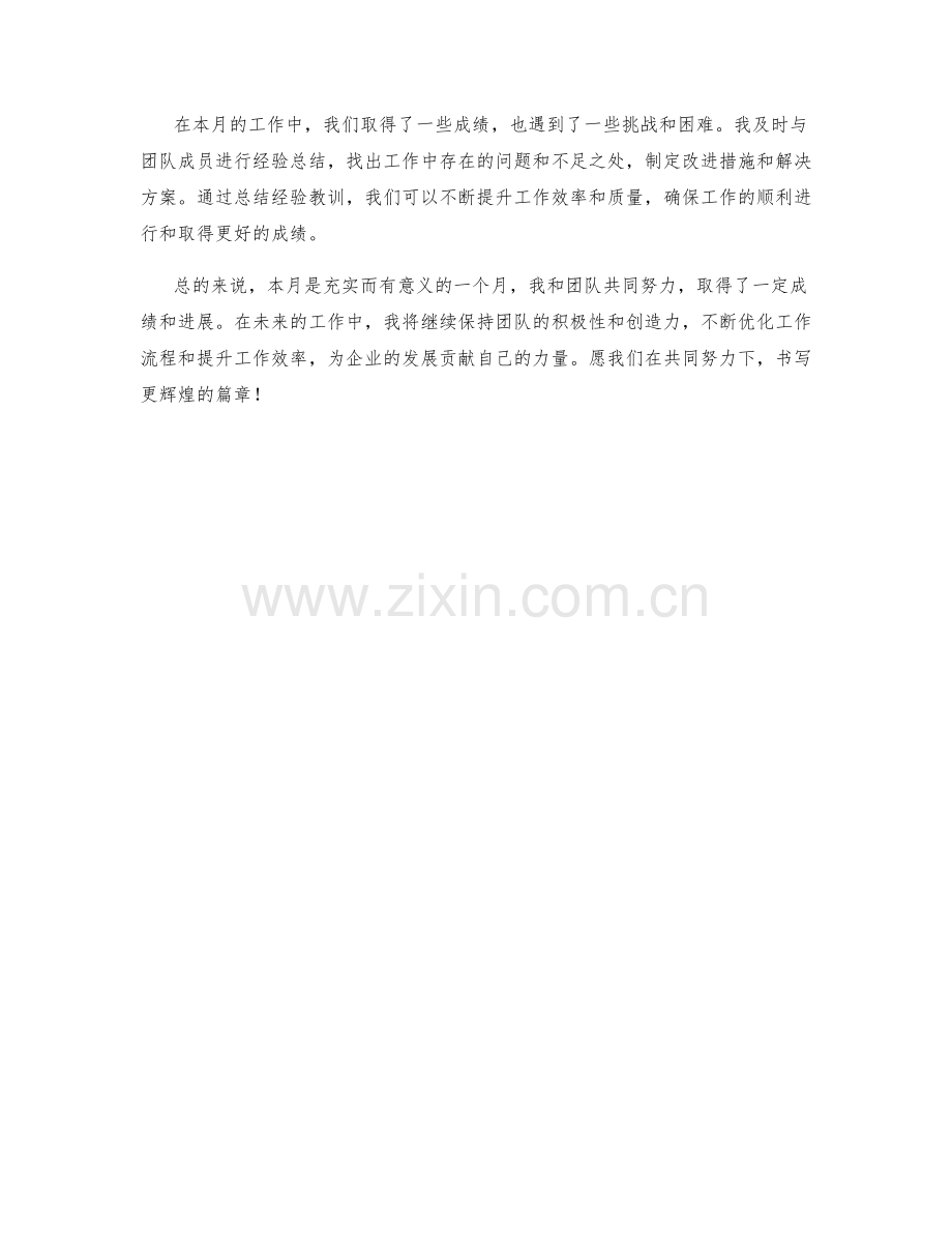 企业战略拓展副总裁月度工作总结.docx_第2页